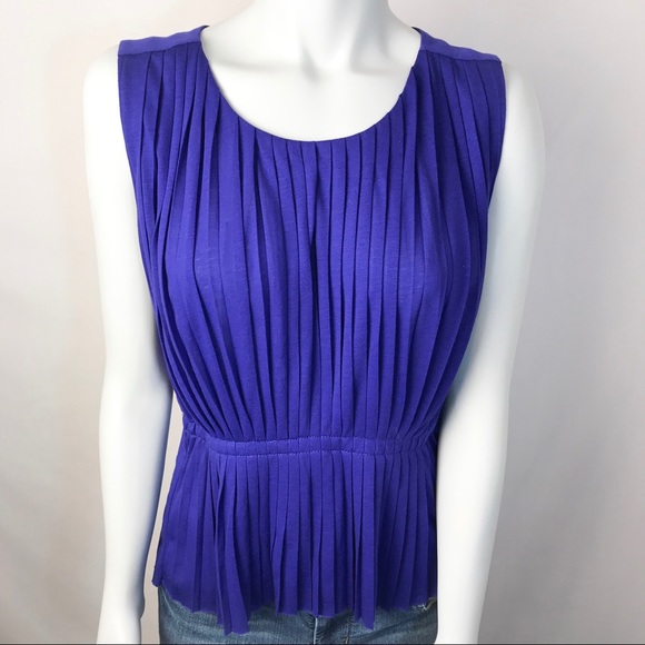 J. CREW Accordion Pleated Tank Top - Picture 2 of 7